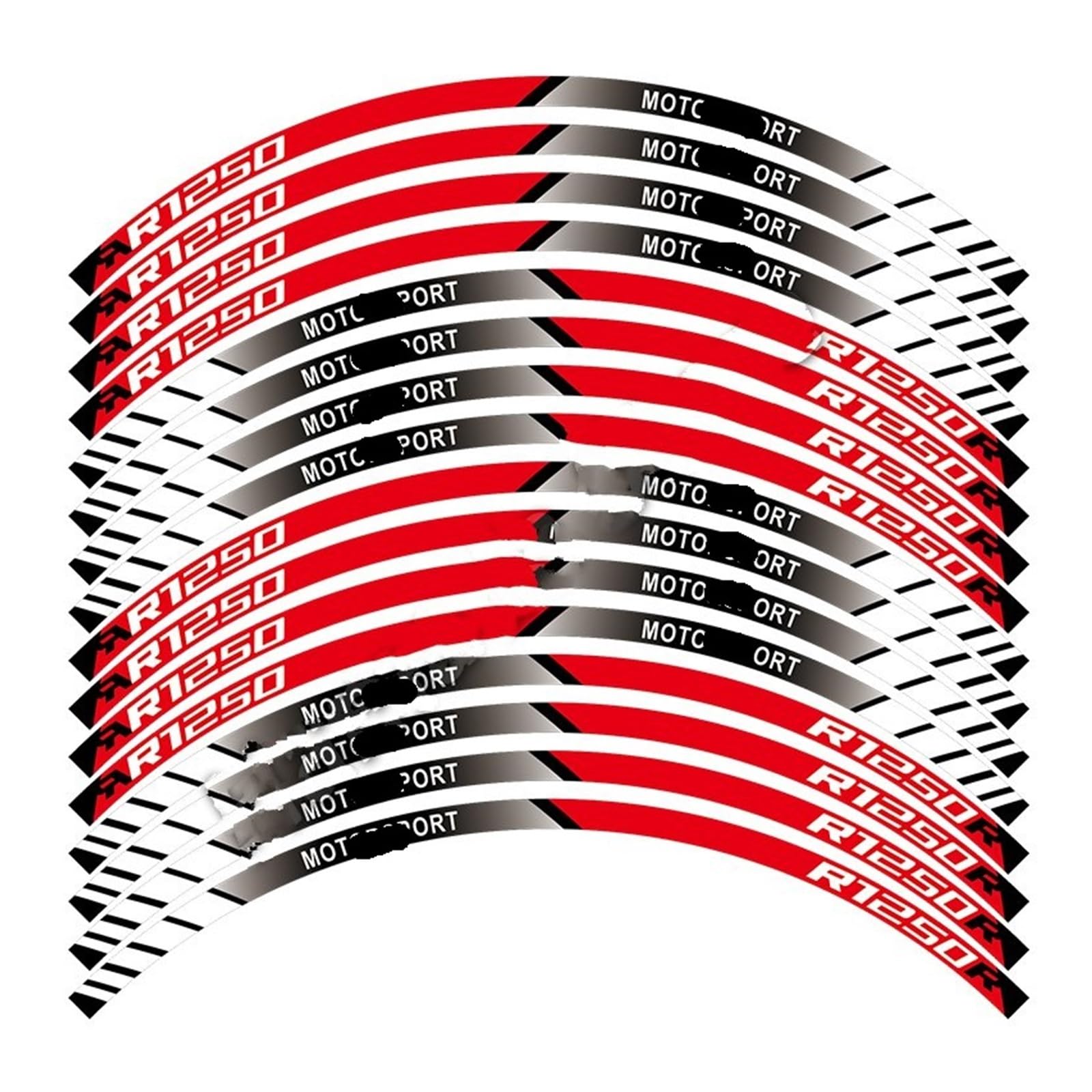 Reflective Sticker for B&MW R1250R R1250RS R1250RT Motorcycle Wheel Rim Sticker Reflective Hub Stripe Tape Accessories Waterproof Decal