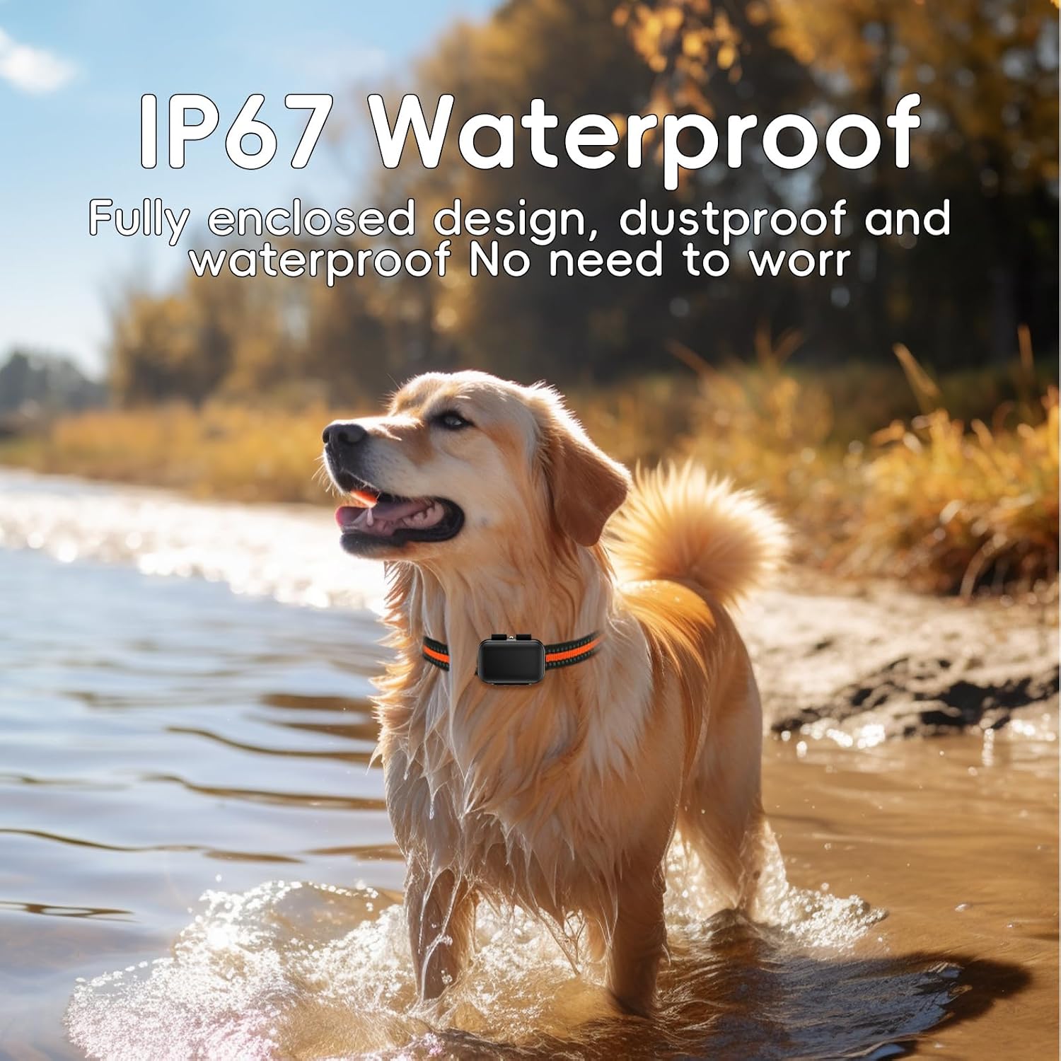 Traction Smart Dog GPS Tracker | Real-Time Pet Tracking with Virtual Fence | Waterproof | Global Positioning | Dog Collar