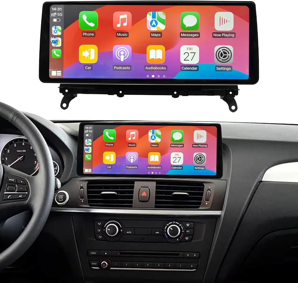 12.3" Ultra-Narrow CarPlay Screen for BMW X3 X4 F25 F26 NBT 2013-2016 — 사진 1
