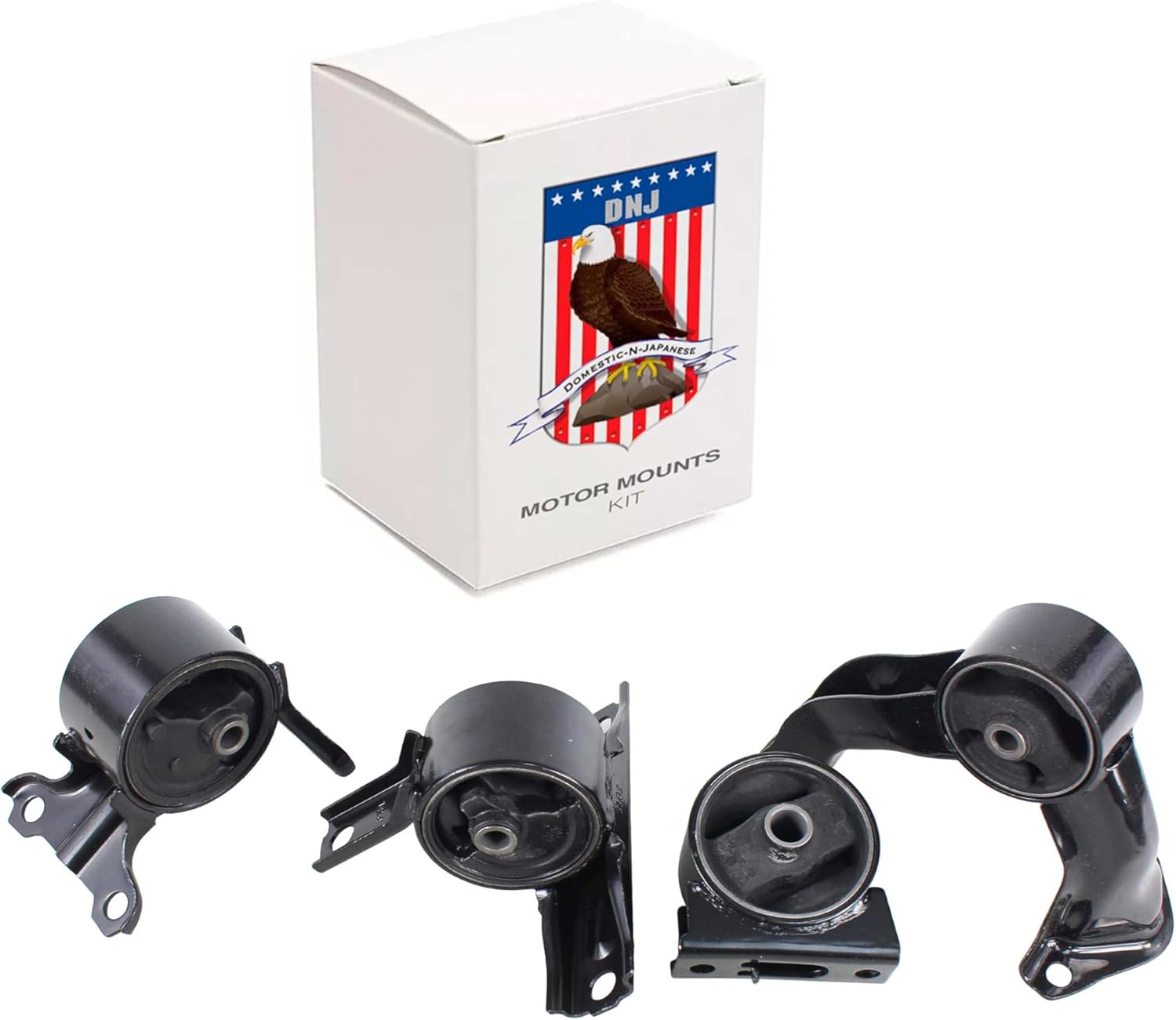 DNJ MMK1067 Motor Mount Kit for 2007-2015 Dodge Mitsubishi Caliber Lancer Outlander Sport 1.8L-2.4L L4 16V DOHC 1798cc