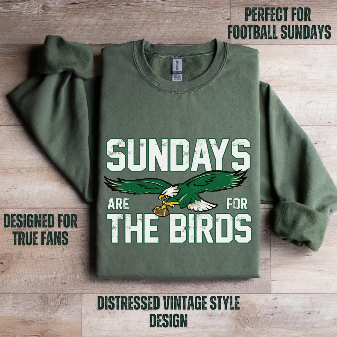 Daytee Sundays Are for the Birds Sweatshirt | Cozy Unisex Pullover | Game Day Apparel | Gift for Sports Fans - Image 3