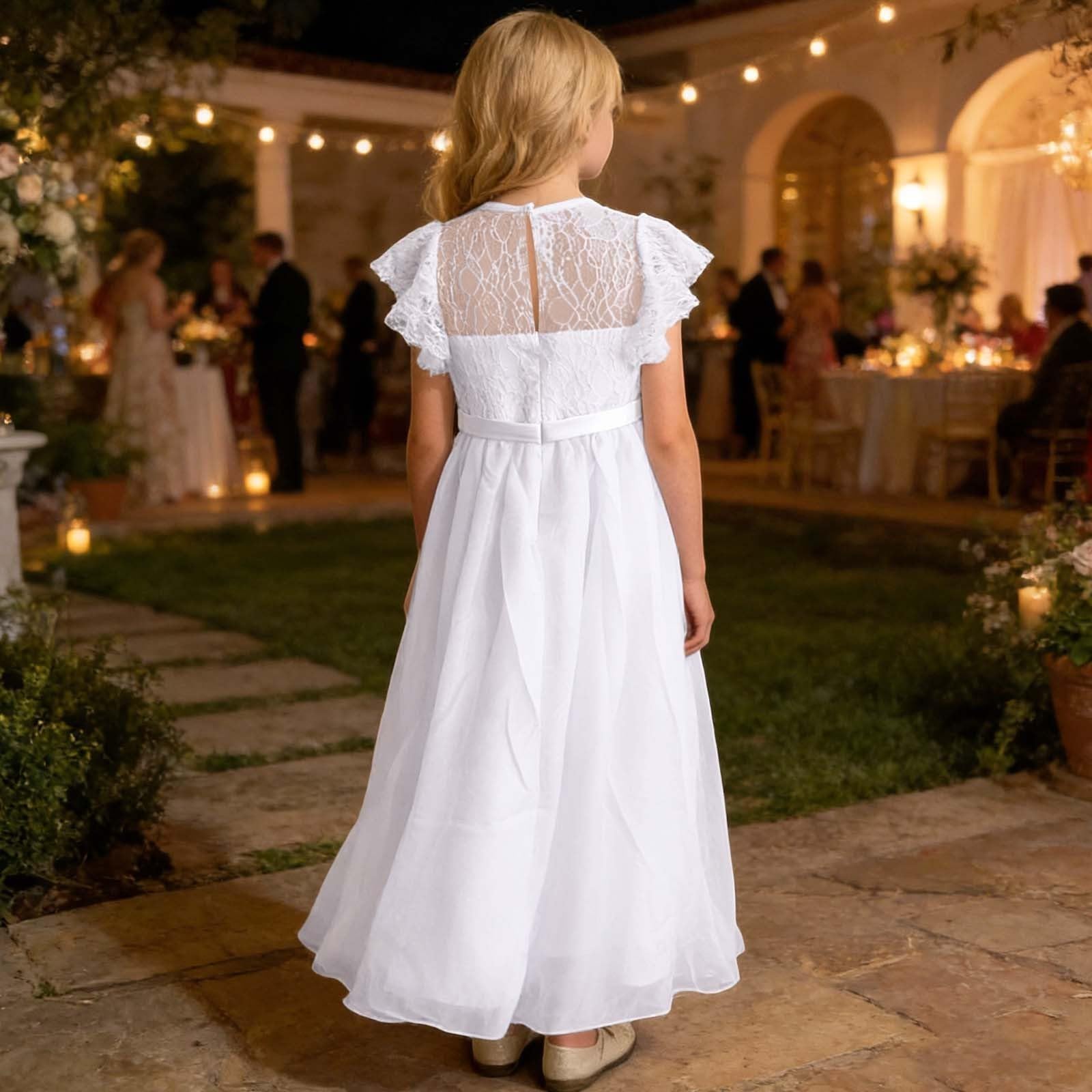 Genérico Vestidos Casuales para niñas Detalles de Lentejuelas y Purpurina diseño Casual y Formal versátil diseño Floral Veraniego Atuendo Casual cómodo Cuello Halter Moderno Estilo Bohemio a la Moda
