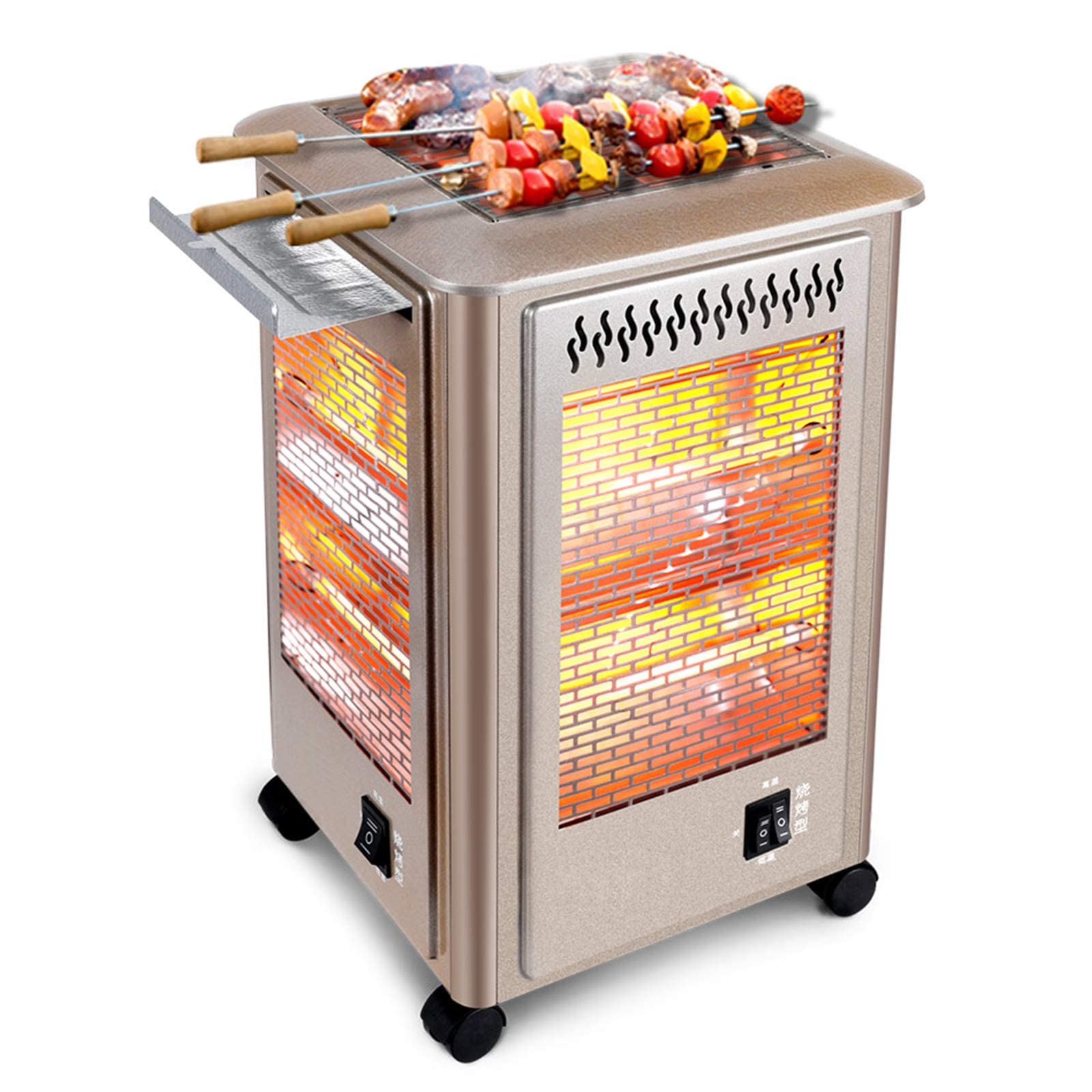 Retro PTC Heater 360° full heating, Office Household Electric Heaters,Warm  Air Five-Sided Heater, Barbecue Type -Baked Stove, for Outdoor :  Amazon.co.uk: Home u0026 Kitchen