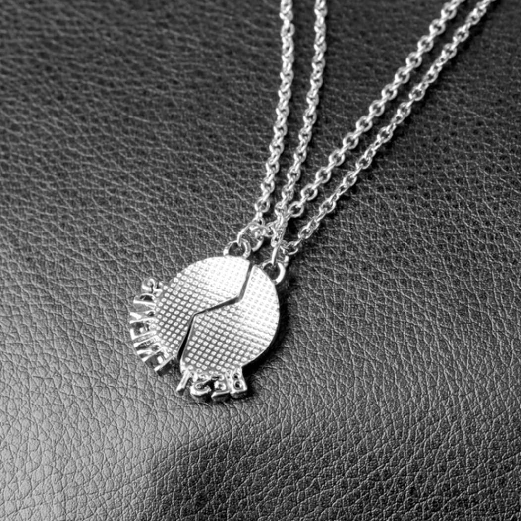 Collar Creative Best Friends Fútbol Amistad Colgantes de Dos Partes Joyas Deportivas
