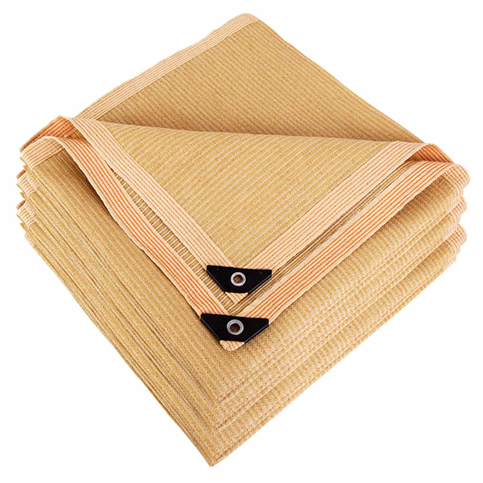 WQPMNYG Beige Shade Cloth85% UV Protection Sunshade Netting for Garden PlantsAvailable in 1x2m 2x3m 3x5m 4x5m 4x6m (13x13'/4x4m)