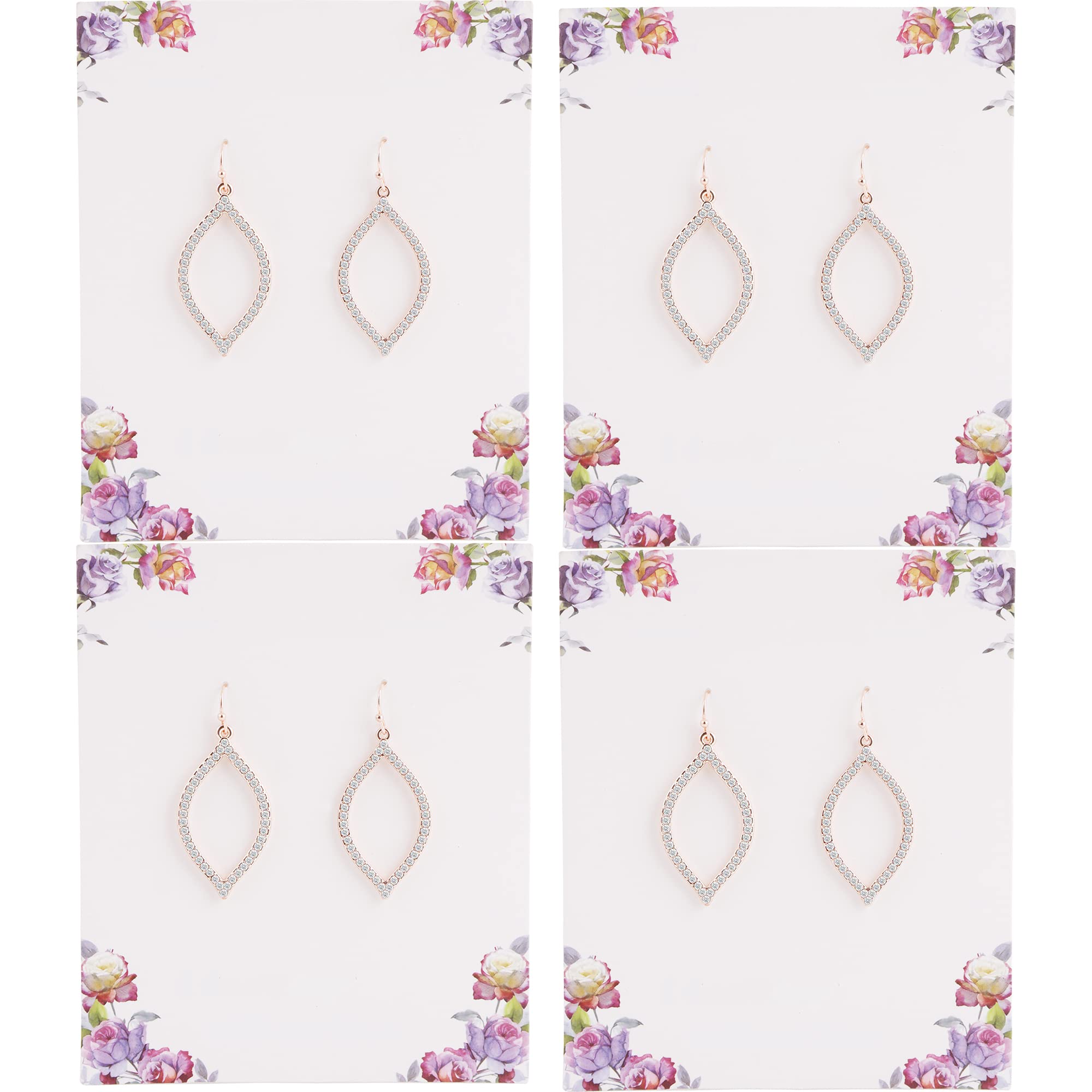 I Can't Say"I Do" Without You | Bridesmaid Earrings for Women 1-4-6-8 Sets Marquise Shape Drop Dangle Earrings for Wedding Gifts