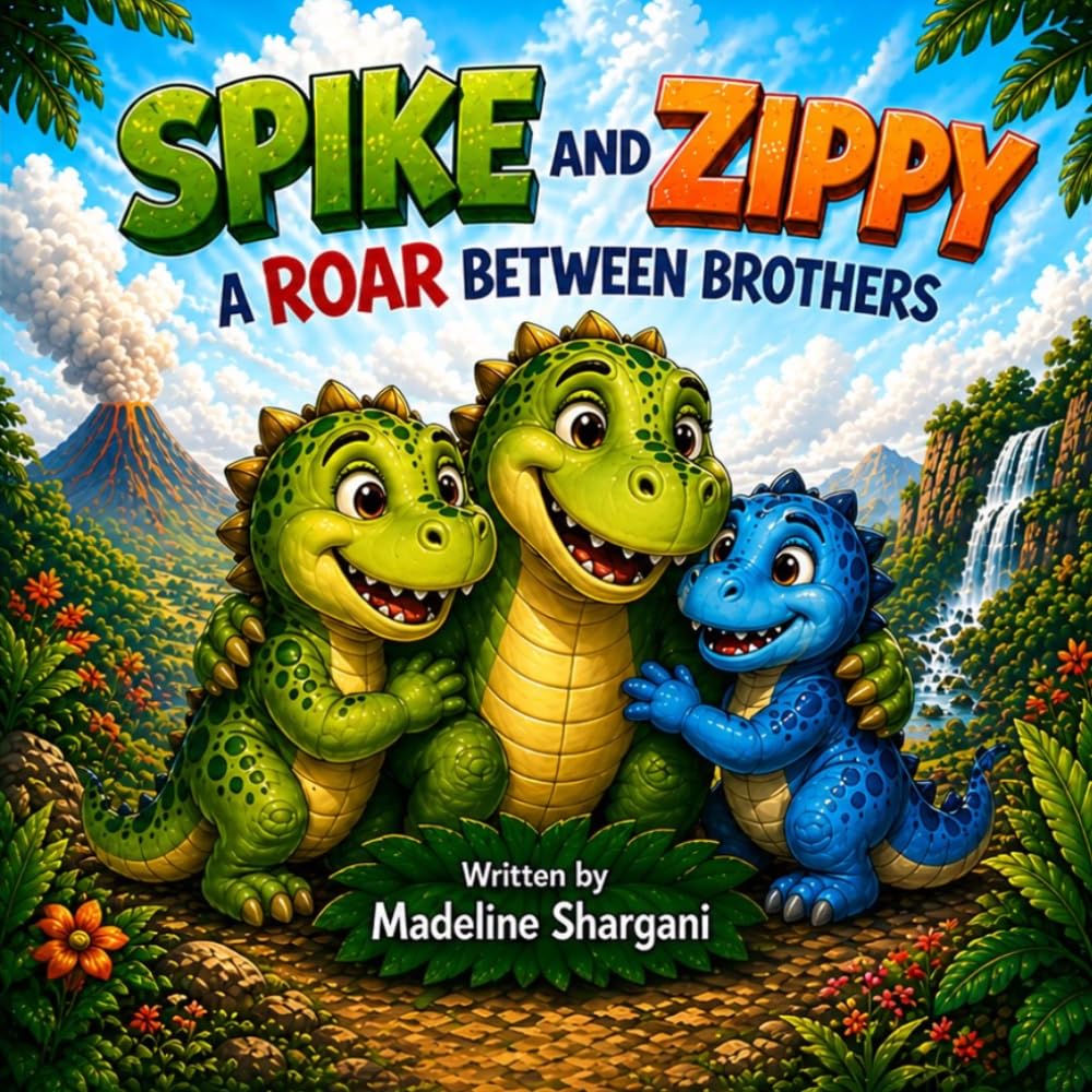 Spike and Zippy: A Roar Between Brothers: A Heartwarming Story About Love, Sharing, and Family