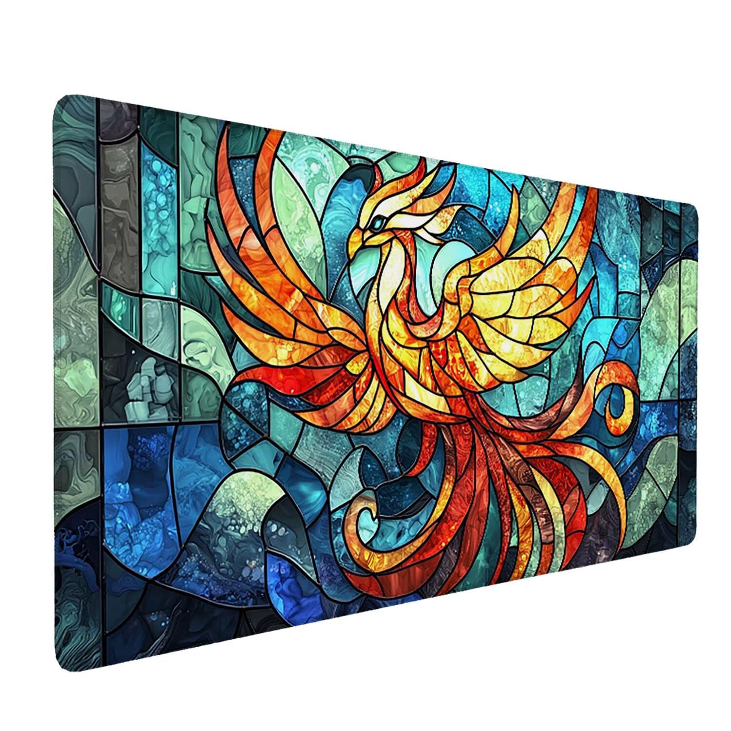 Podkładka pod mysz do gier, 1600 x 800 mm, XXL, duża gamingowa podkładka pod mysz, wodoodporna podkładka pod mysz, długa podkładka na biurko z przeszytymi krawędziami, mata na biurko z gumową podstawą