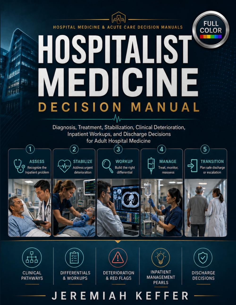 Hospitalist Medicine Decision Manual: Diagnosis, Treatment, Stabilization, Inpatient Workups, Clinical Deterioration, and Discharge Decisions in Adult Hospital Medicine