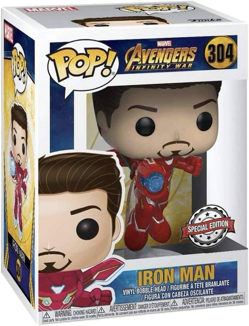 Funko Iron Man Unmasked Pop Marvel Exclusive SE