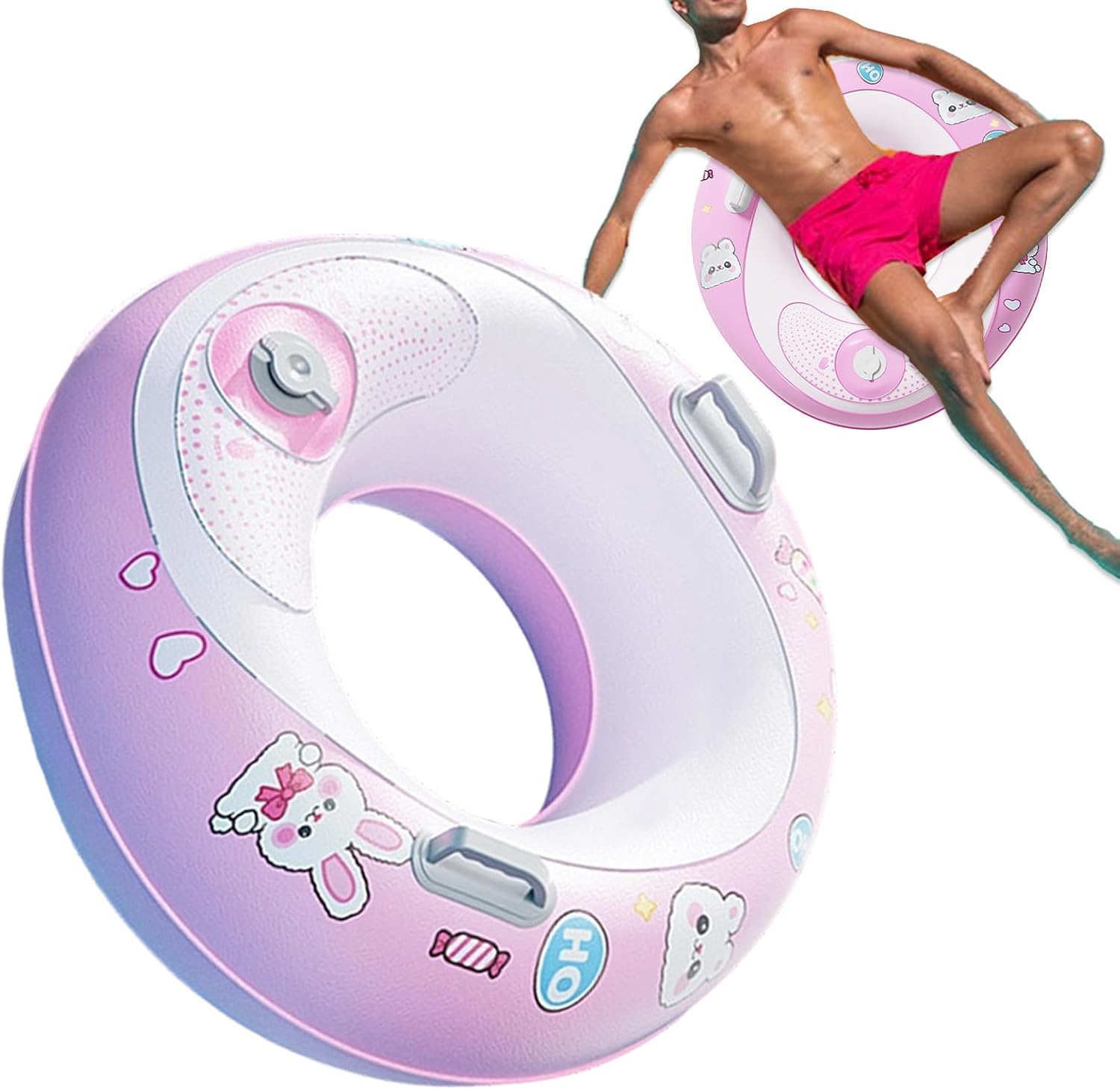 Swimming Tube - Inflatable Anti Leak Adult Float Ring, Adult Float Tube Pool Ring, Sea Offshore Lake River Water Sports Party Fun | Inflatable Swimming Tubes,for Men Women Sea Offshore Lake