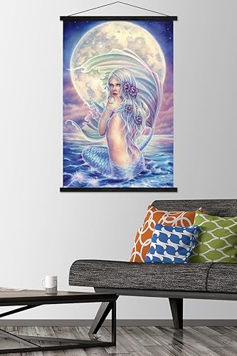 Miniatura 2 de Trends International Selina Fenech - Moon Mermaid Wall Poster, 22.37" x 34.00", Premium Print and Black Hanger Bundle