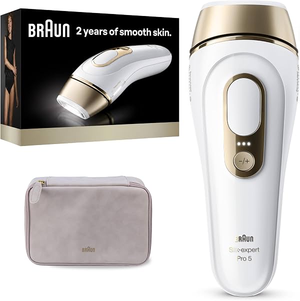 Braun IPL, Silk·Expert Pro 5, Depilación IPL para Mujeres y Hombres, Reducción Permanente de Vello con Láser en Casa, 1 Cabezal, IPL5100