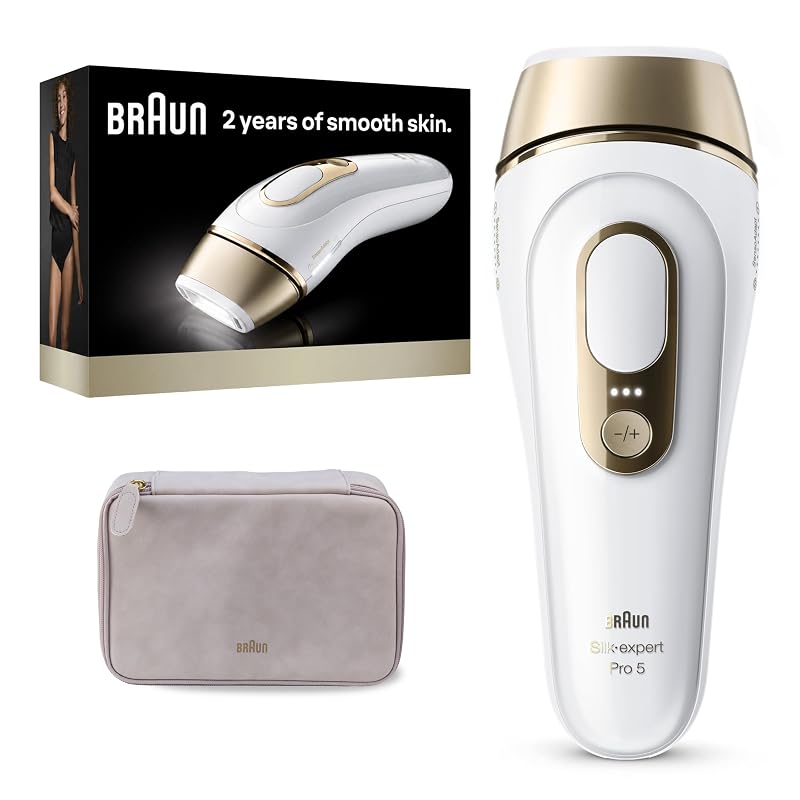 Braun Silk·Expert Pro 5 IPL5100 para remoção de pelos, 1 cabeça e estojo