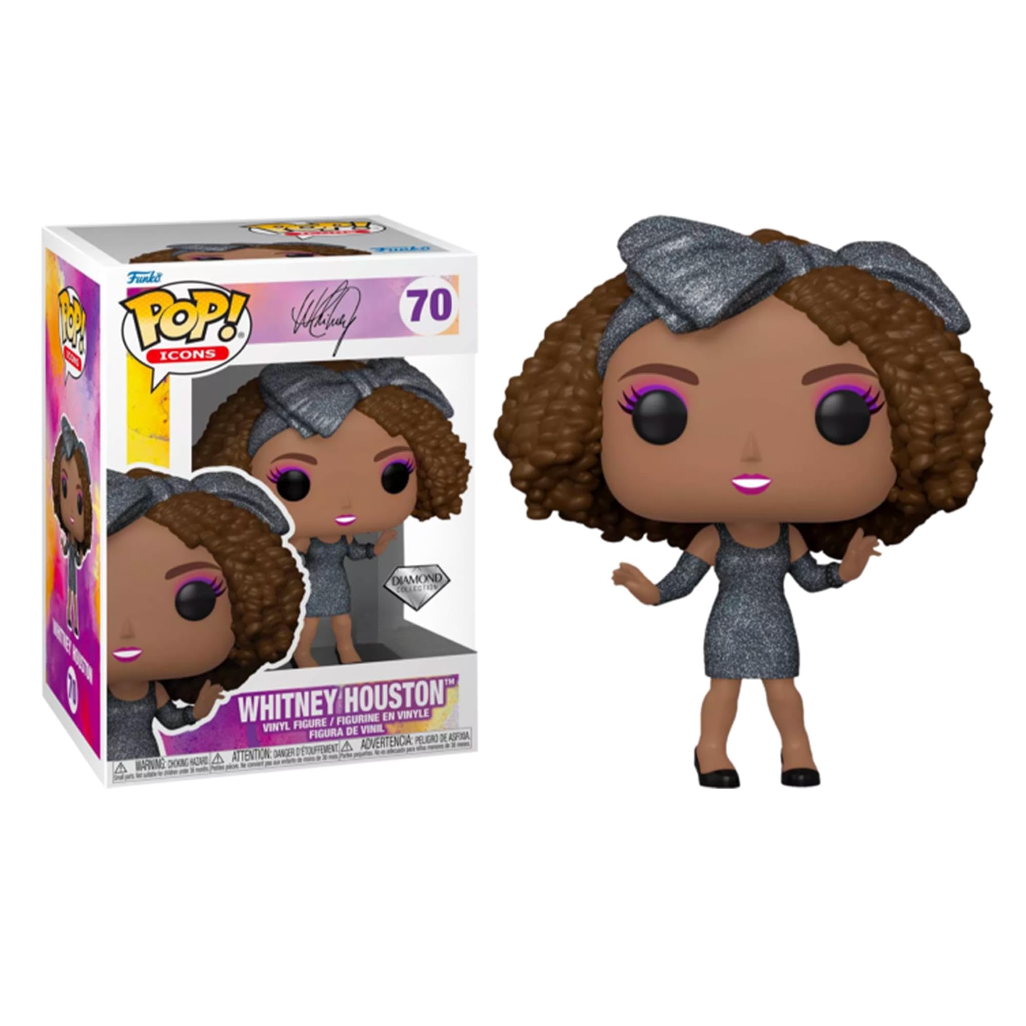 Funko! Pop Diamond Glitter Excl Whitney Houston (H