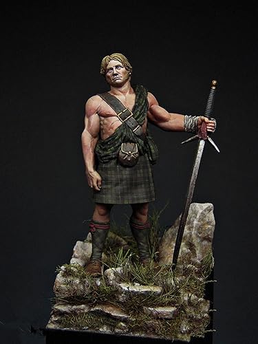 Splindg 132 2.126in Antiguo Guerrero Británico Resina Soldado Modelo sin montar y sin pintar Miniatura Modelo Kit P11953