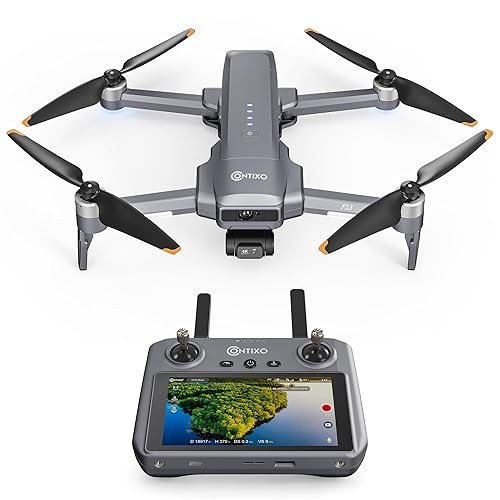 Contixo Drone for Adults, 4K/30FPS Video, 2-Axis Gimbal & EIS,