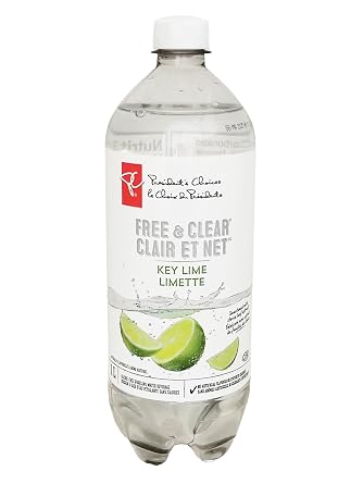 Presidents Choice Key Lime Flavored Sparkling Water, 1L/35.2 fl oz