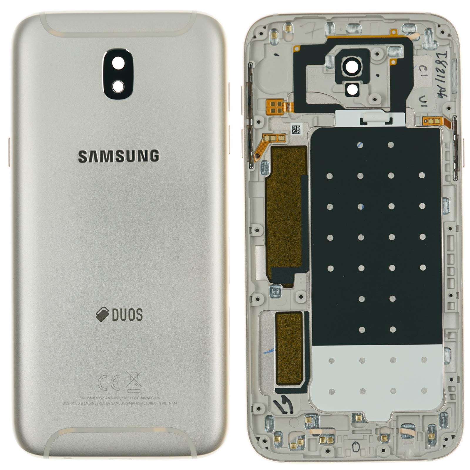 Samsung Galaxy J5 2017 Sm J530f Battery Cover Back Amazon Co Uk Electronics