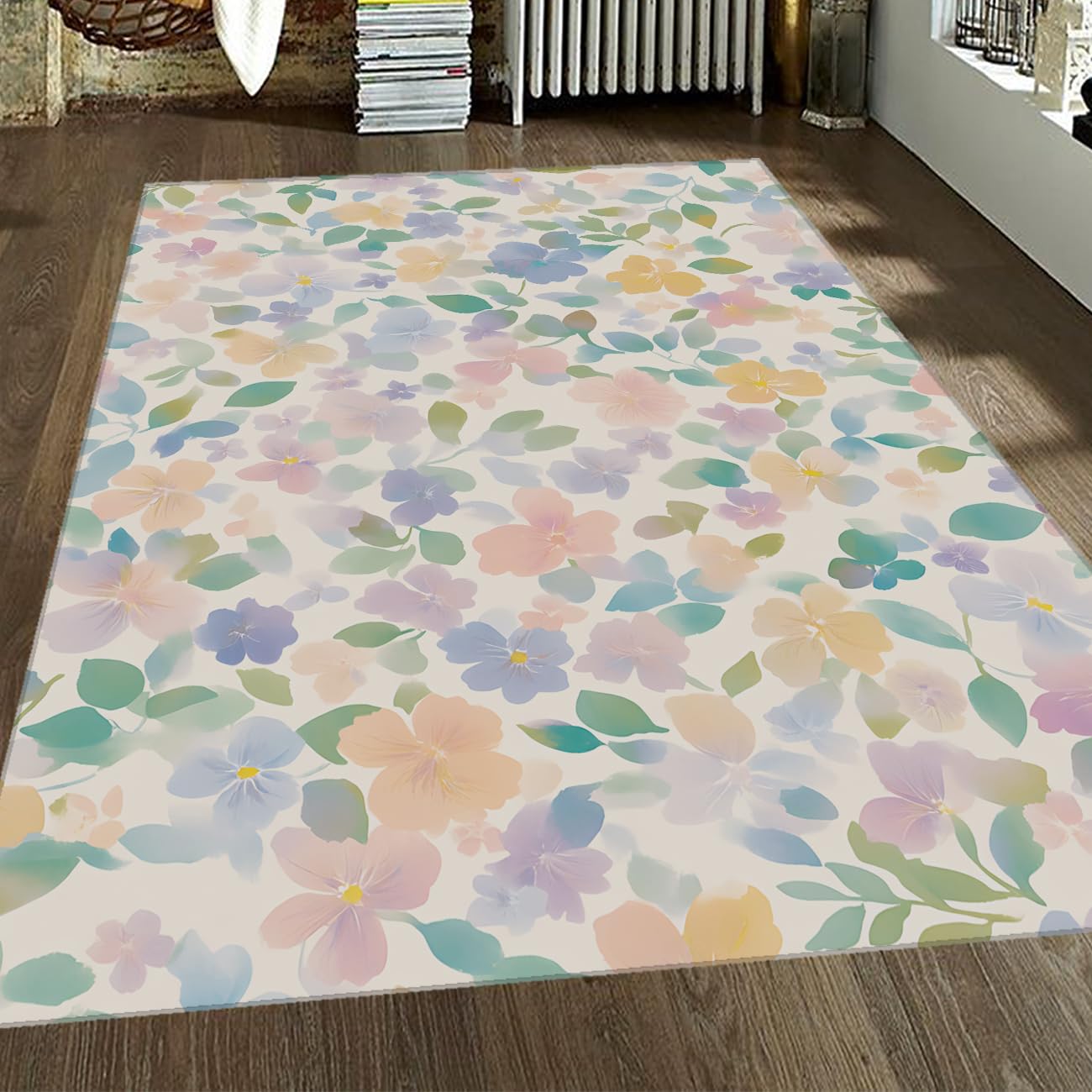 Tapis de salon et chambre bohème 120x150cm pour créer un cocon doux