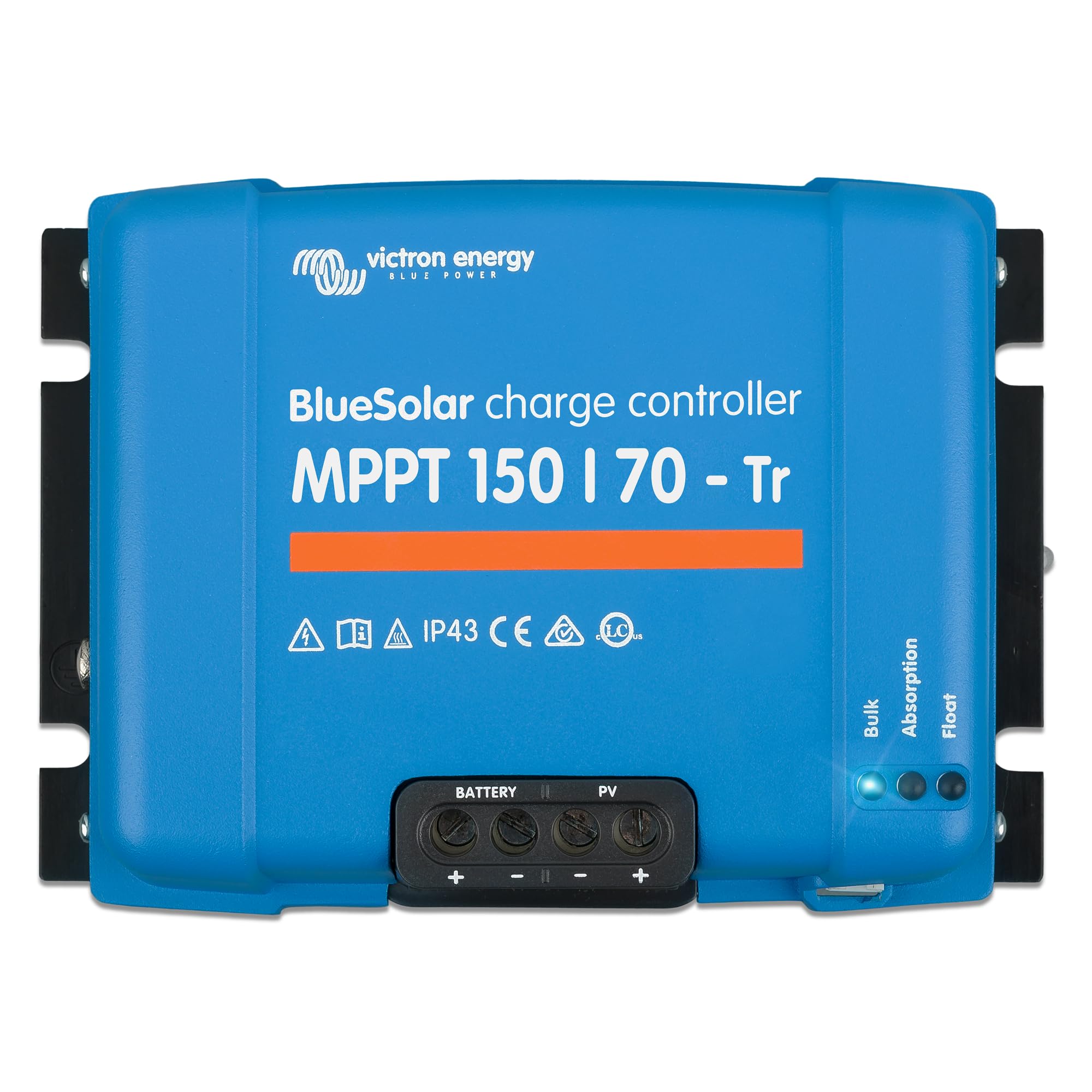 Victron Energy BlueSolar MPPT Tr Solar Charge Controller - MPPT Charge Controller for Solar Panels - 150V 70 amp 12/24/36/48-Volt