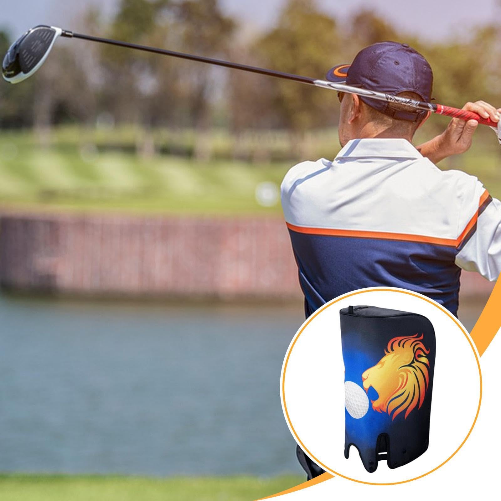 Funda Protectora Impermeable para Bolsa Y Soporte de Golf, Funda de Almacenamiento Impermeable Plegable Hecha de Poliéster EPE, Adecuada para