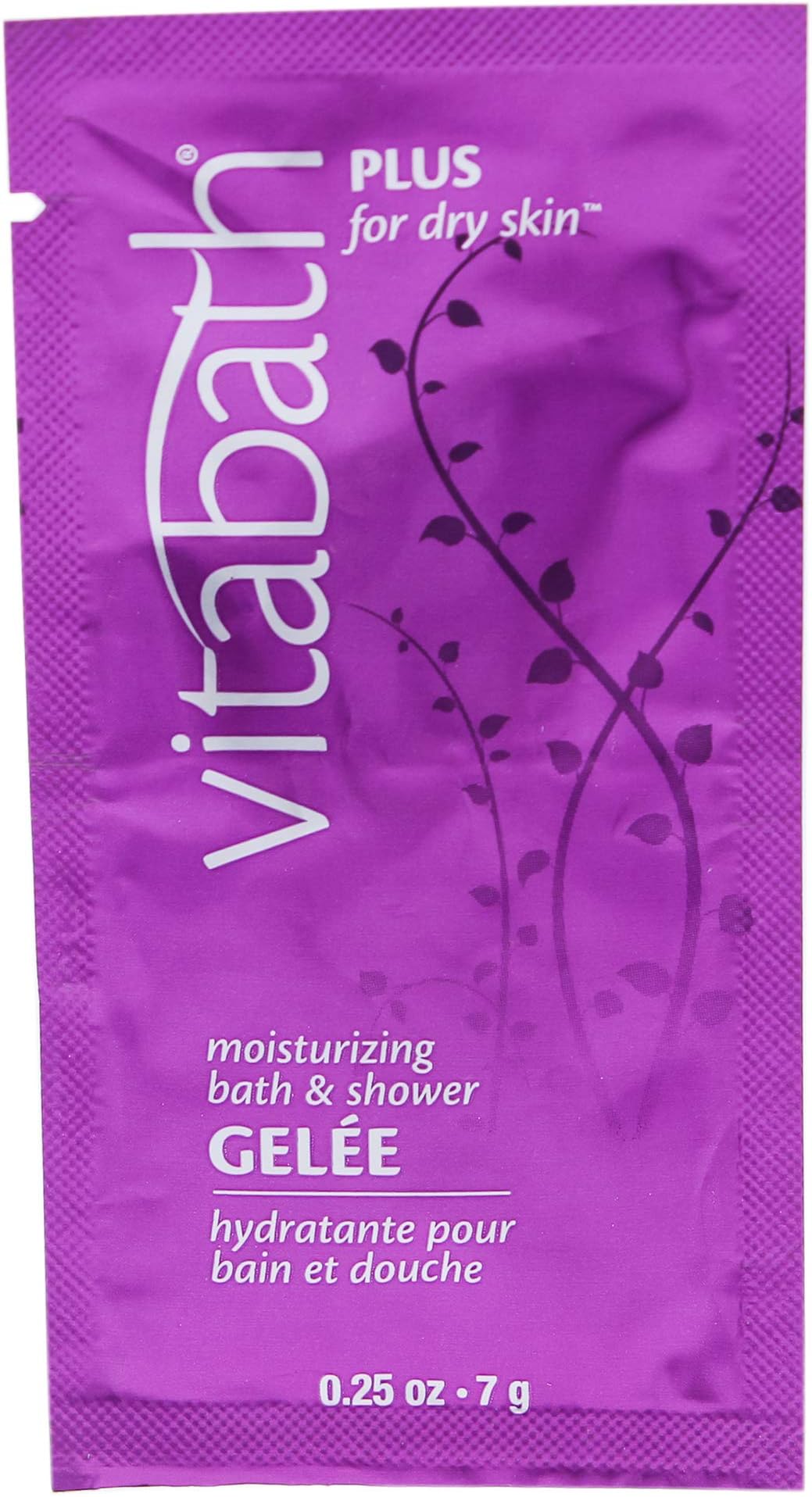 VitabathPlus For Dry Skin Moisturizing Bath Shower Gelee for Unisex 0.25 oz Shower Gel