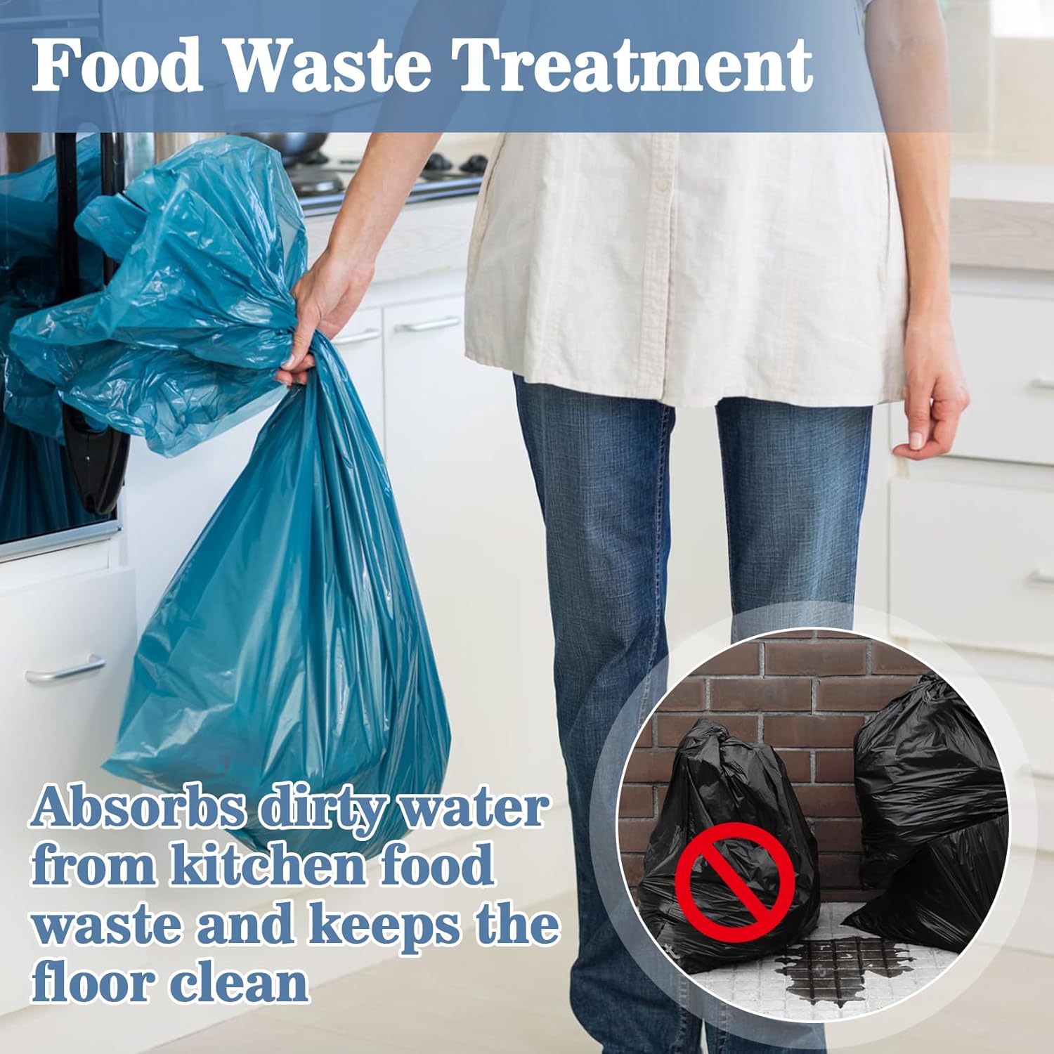 MAQIHAN 180 Commode Pads for Bedside Commode - Disposable Absorbent Pad for Bedside Commode Toilet Seniors Portable Bucket Bed Pan Liners Pads Poop Bags Elderly Bedside Commode Chair Potty Liner Pads - Image 6