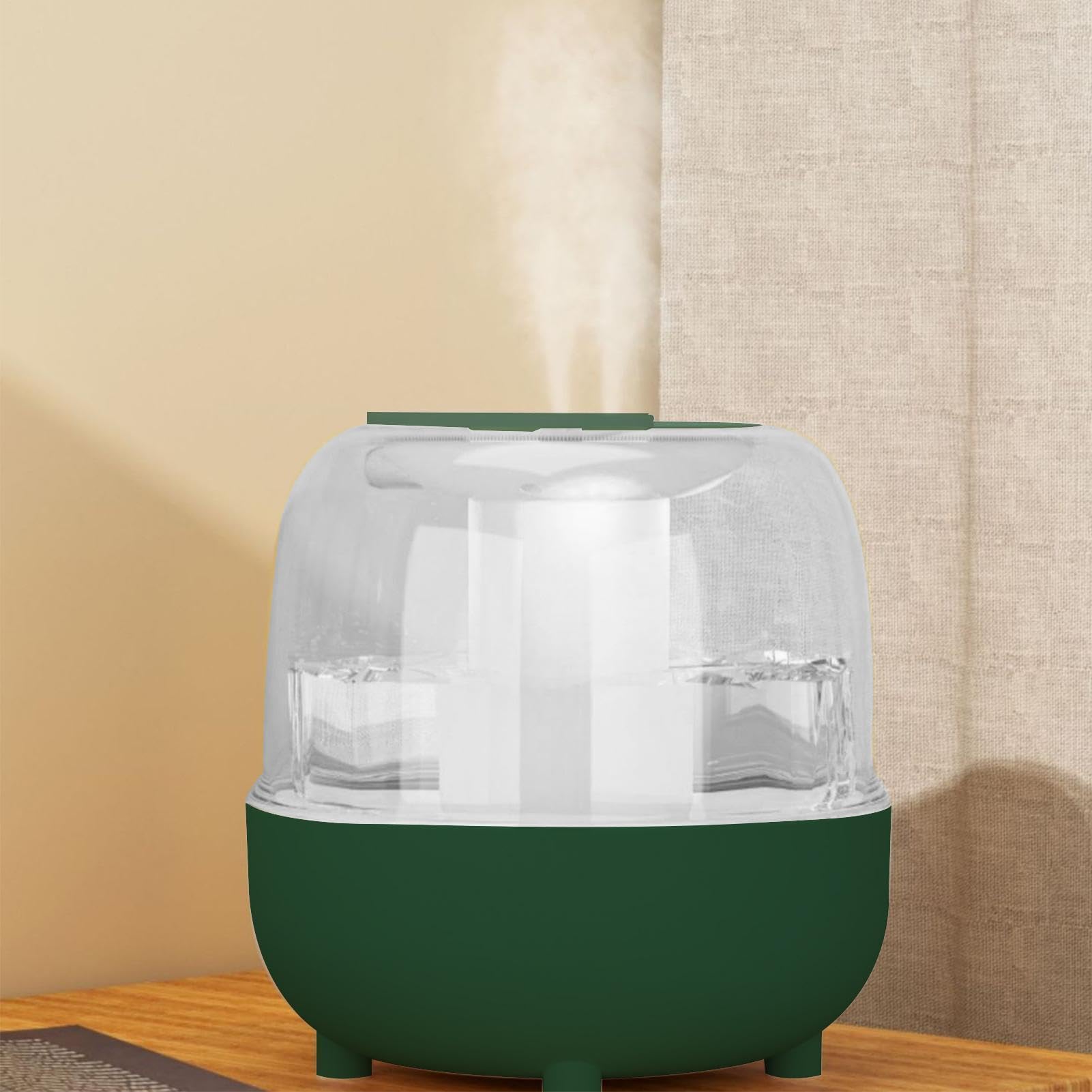 Umidificatore senza fili Ricarica USB Spegnimento automatico Luce notturna | ricaricabile