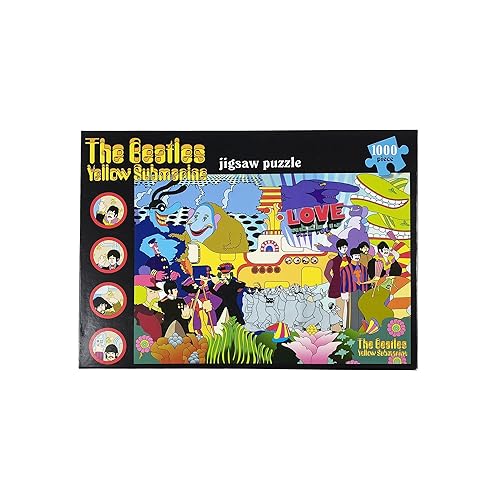 Beatles Yellow Submarine (1000 Piece Jigsaw Puzzle)