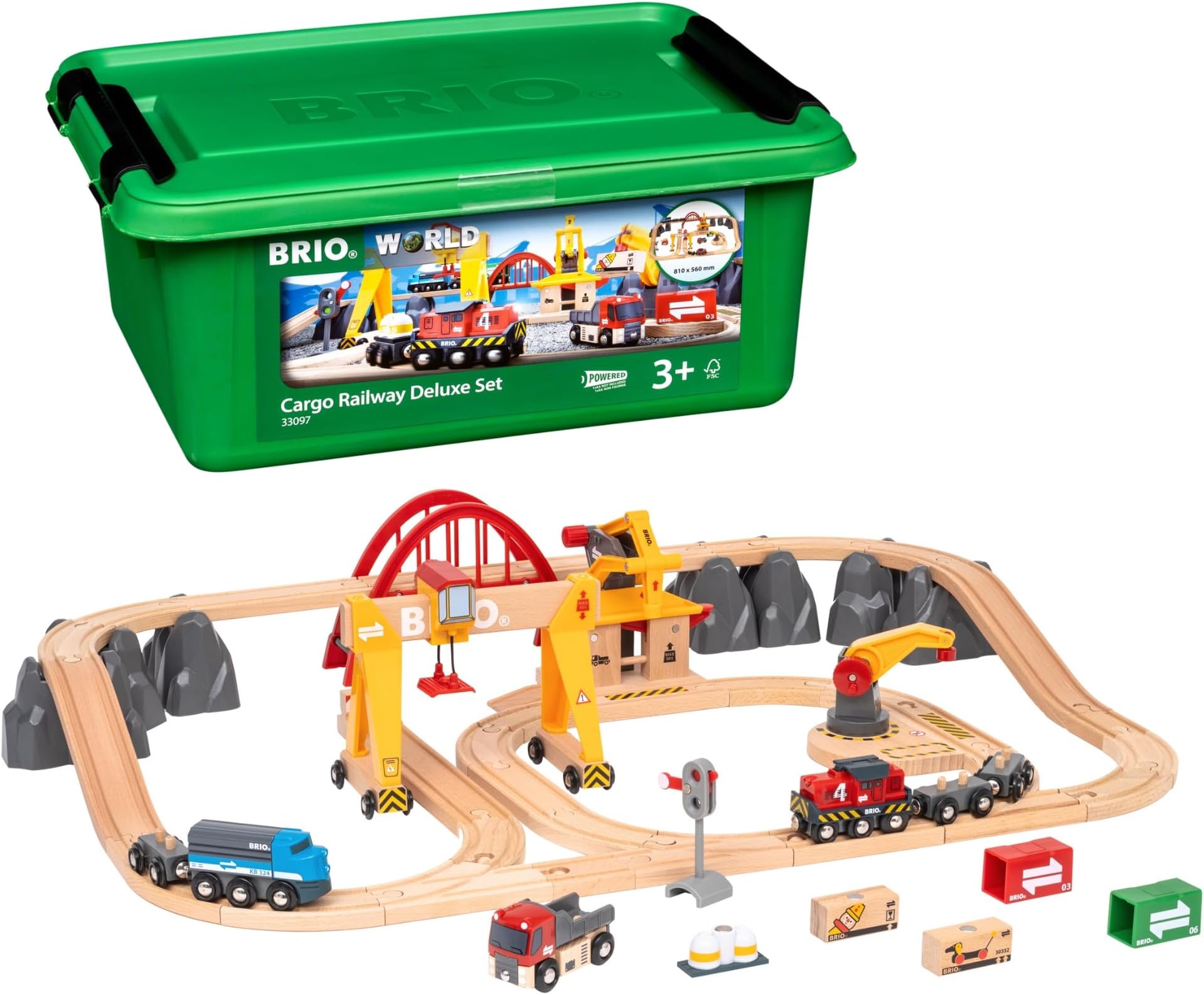 Cargo Railway Deluxe Set