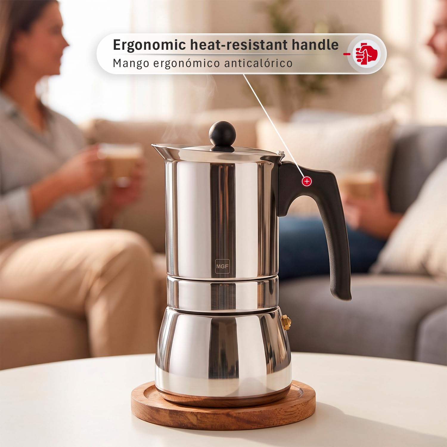 Amazon.com: Magefesa Genova 6-Cup Stovetop Espresso Maker