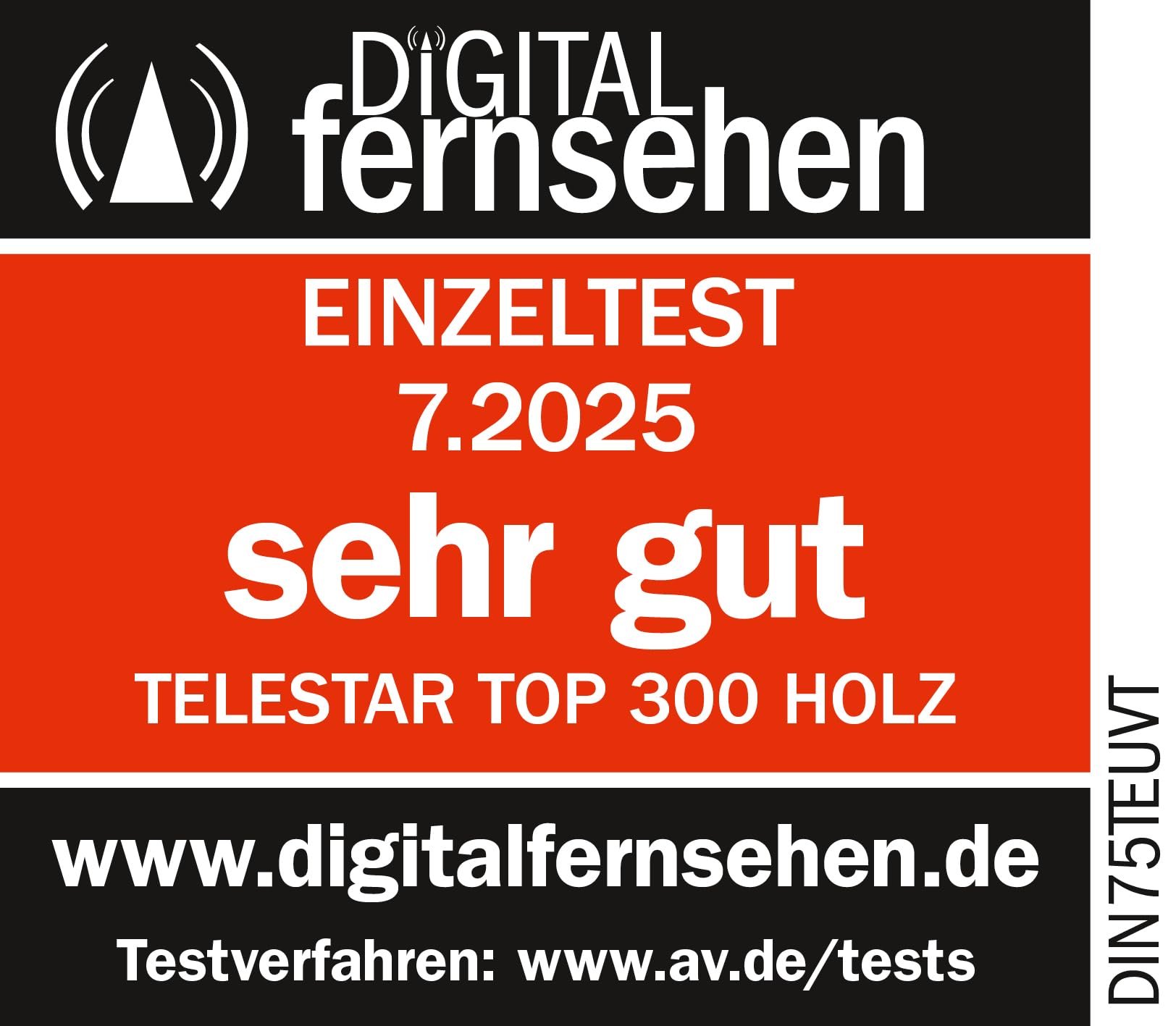 TELESTAR Top 300 – Radio Dab+/Internet avec Lecteur CD (stéréo, 2 × 15 W, Services de Streaming, Bluetooth Audio-Streaming & Fonction d’Envoi, Enregistrement USB, système d’Alerte d’Urgence) – Bois