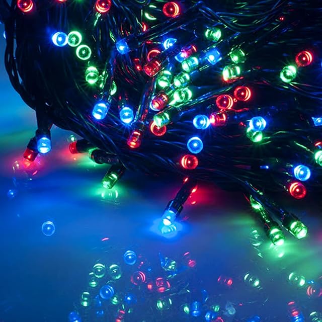 Solar Fairy Lights Outdoor, Kolpop 24M/79ft 240 LED Solar Powered Garden Lights Outside 8 Modes Waterproof Solar String Lights for Tree Patio Fence Wedding Birthday Party Christmas Decor (Multi-Color)