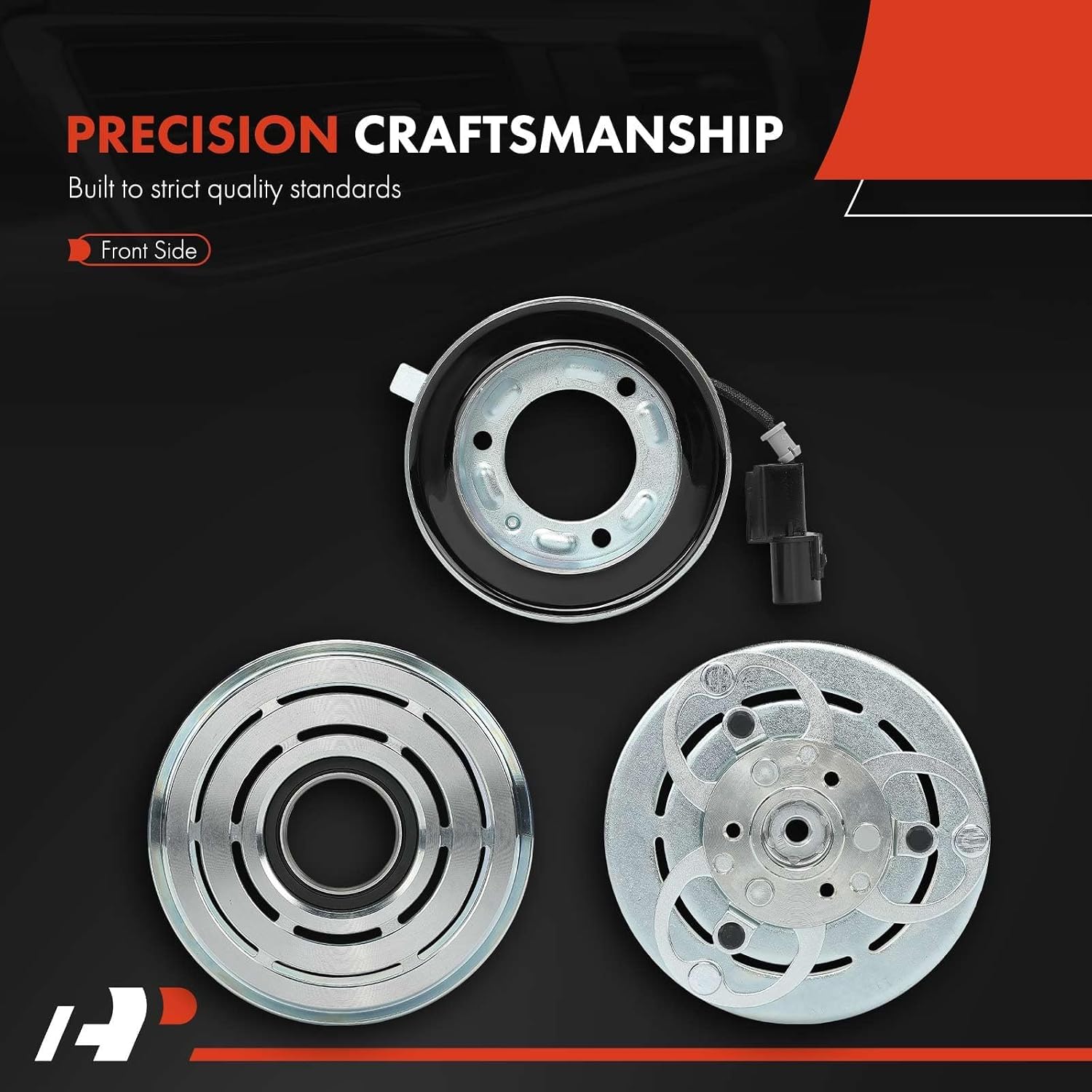 A-Premium AC Compressor Clutch Kit Compatible with Mitsubishi | for L200 2008-2015 2.4L 2.5L
