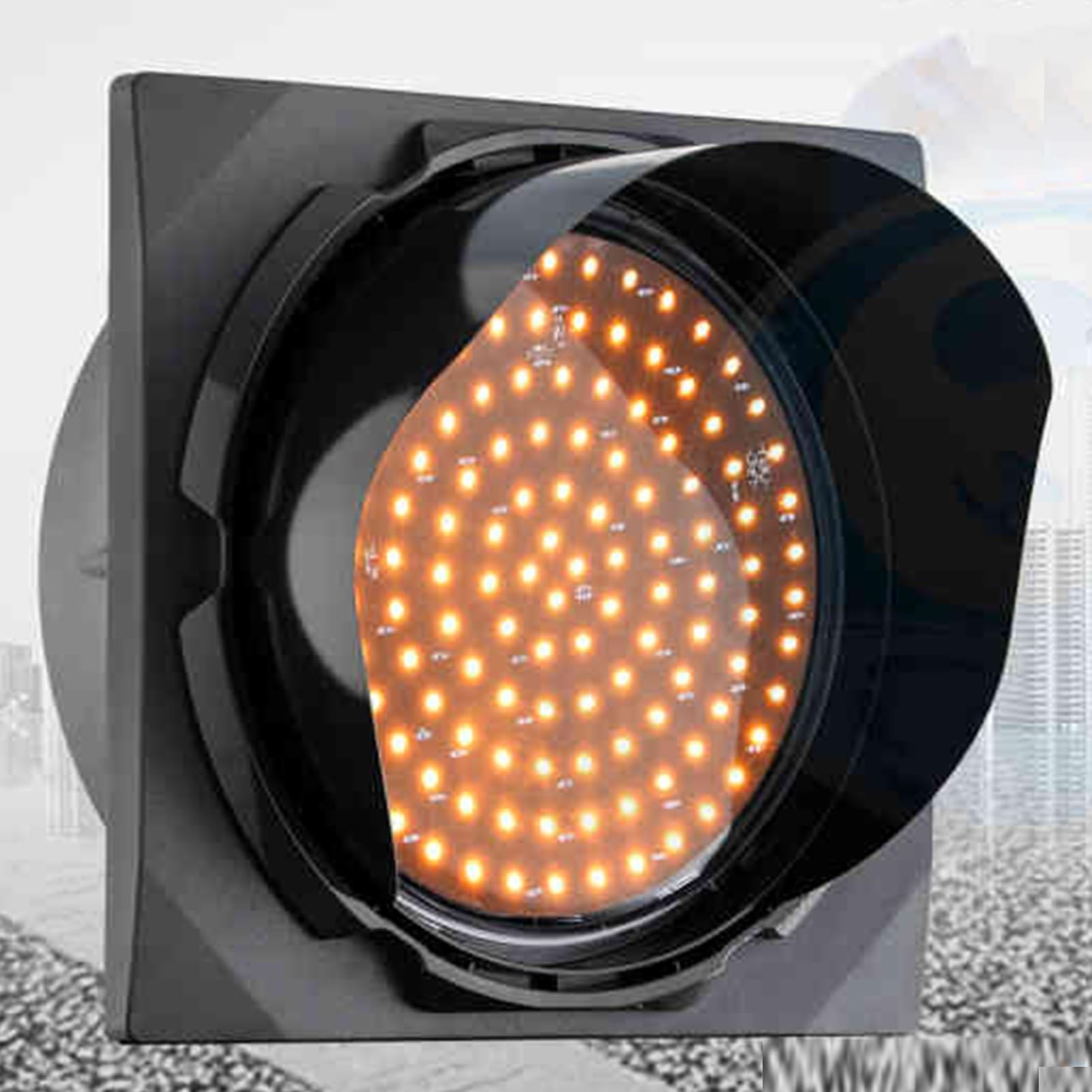 Feu clignotant jaune à LED haute visibilité pour la signalisation