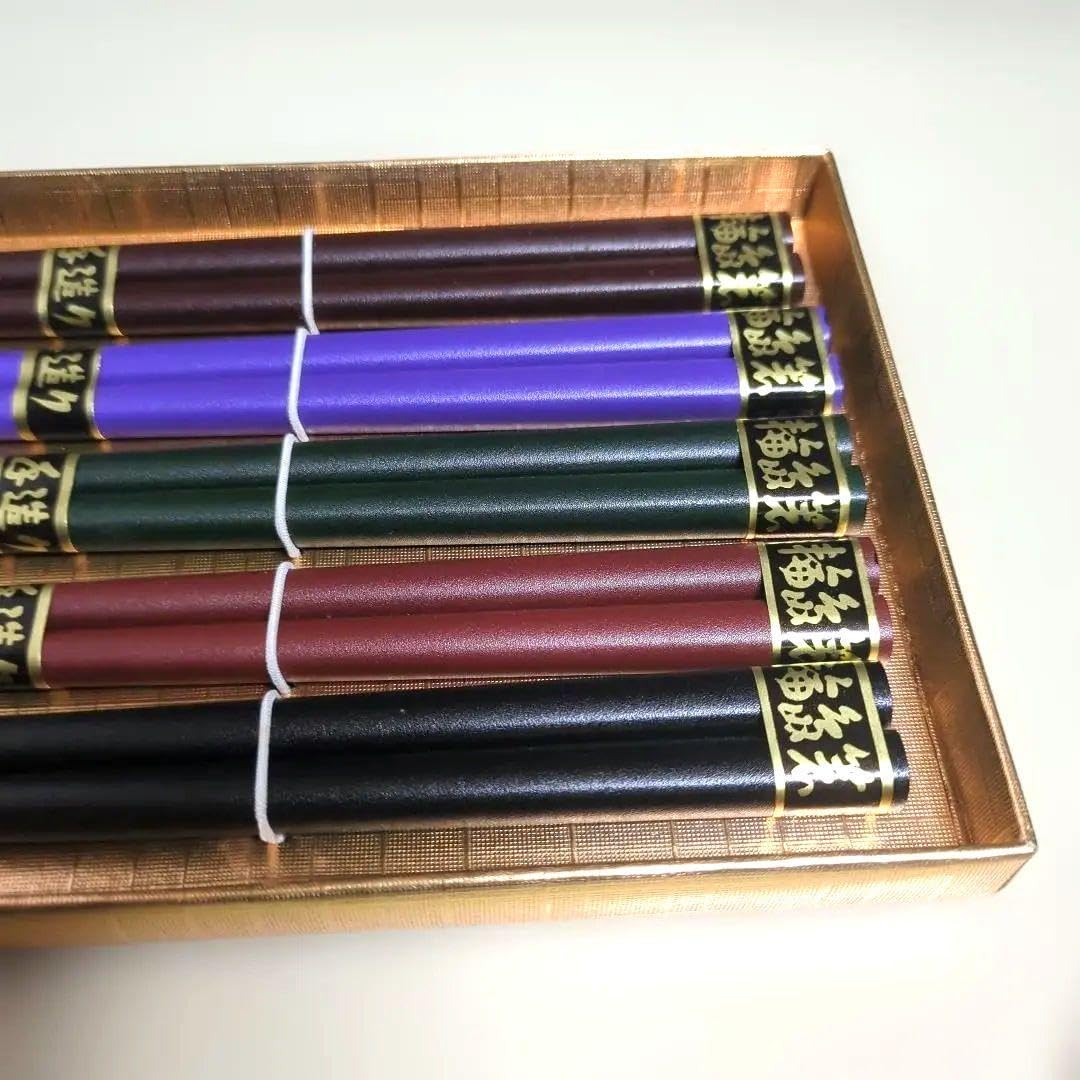 Amazon | 高級 輪島塗 箸 5膳セット すべり止め加工 漆器 天然木 夫婦