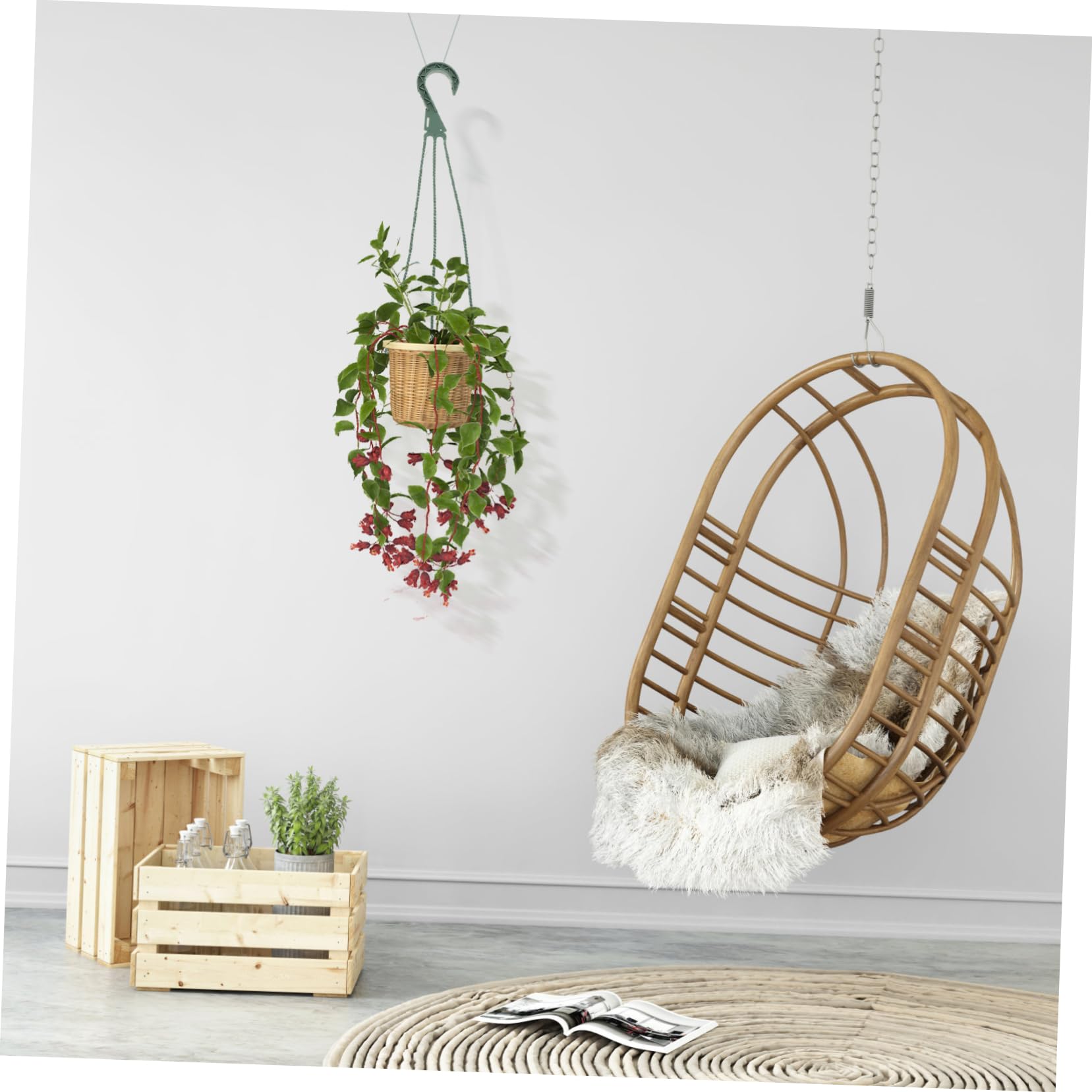 YARNOW 15pièces Crochets De Suspension Pour Pots De Fleurs De Crochets Muraux Durable Pour Jardinière Et Pour Intérieur Et Extérieur