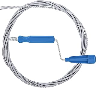 Furet Deboucheur Canalisation Professionnel, 6 m x 6 mm Furet plomberie Deboucheur wc Déboucheur canalisation Deboucheur evier Sonde de Debouchage pour WC Evier Canalisation