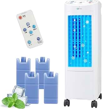 Amazon | ASUWELL(アスウェル) O2 nano Plasma 冷風扇 冷風機 5段階