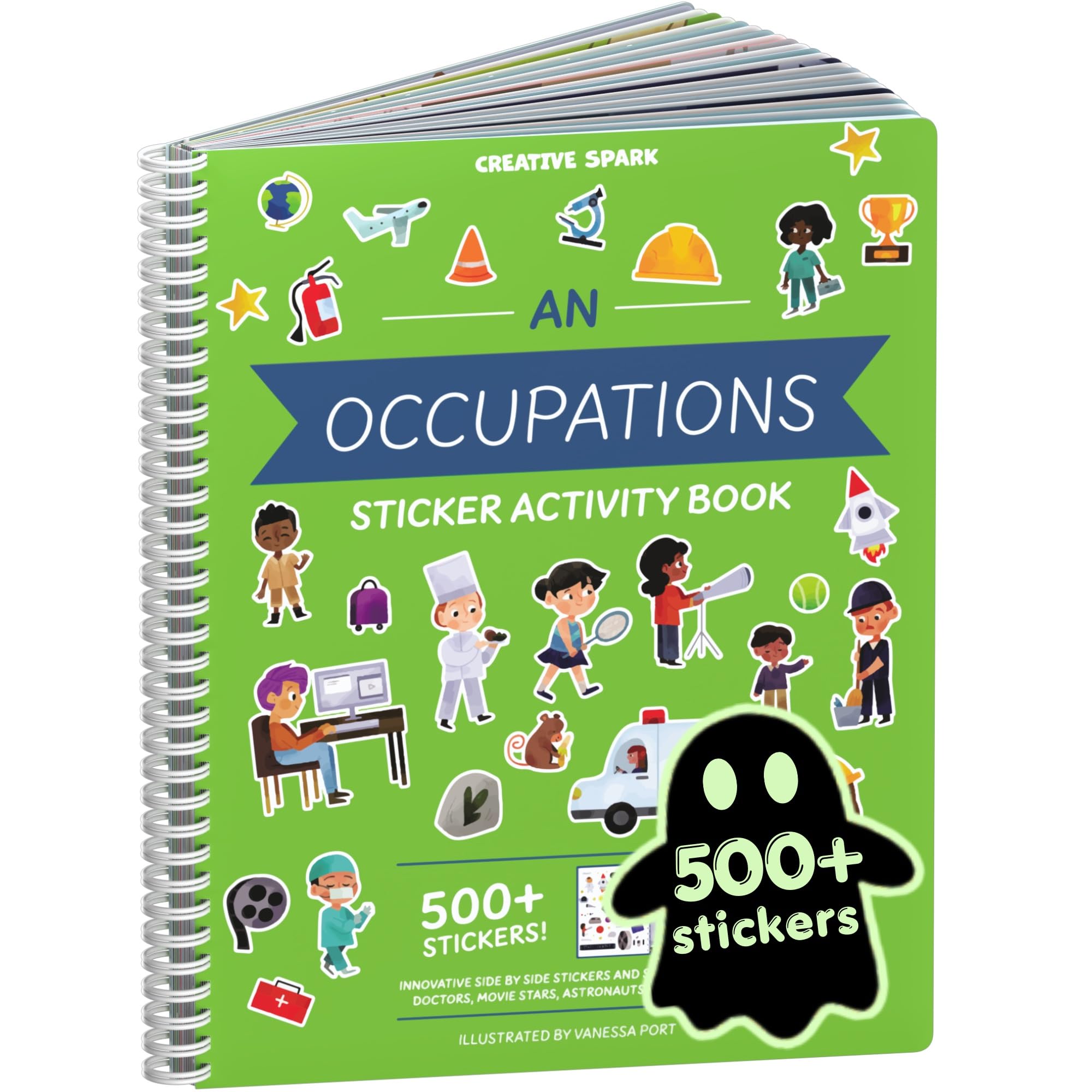 Cupkin When I Grow Up Coloring &amp; Sticker Activity Book | 500+ Stickers