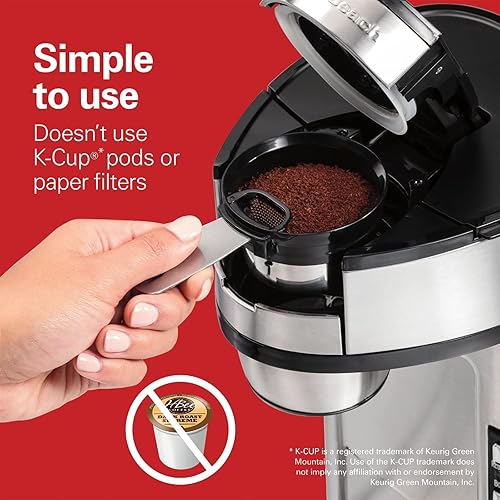 Miniatura 6 de WOCOYO KFJ Coffee Makers The Single-Serve Coffee Maker de acero inoxidable
