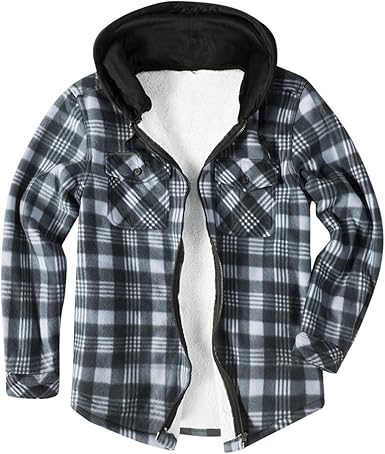 flannel winter jacket mens