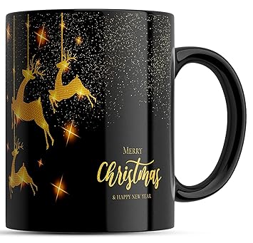 Merry Christmas Gift, Christmas Mug, Tea Mug with Christmas Santa Lid,Novelty Christmas Cup for Milk,Coffee, Hot Chocolate, Christmas Gift for Women, Kids,Colleagues,Family,Friends