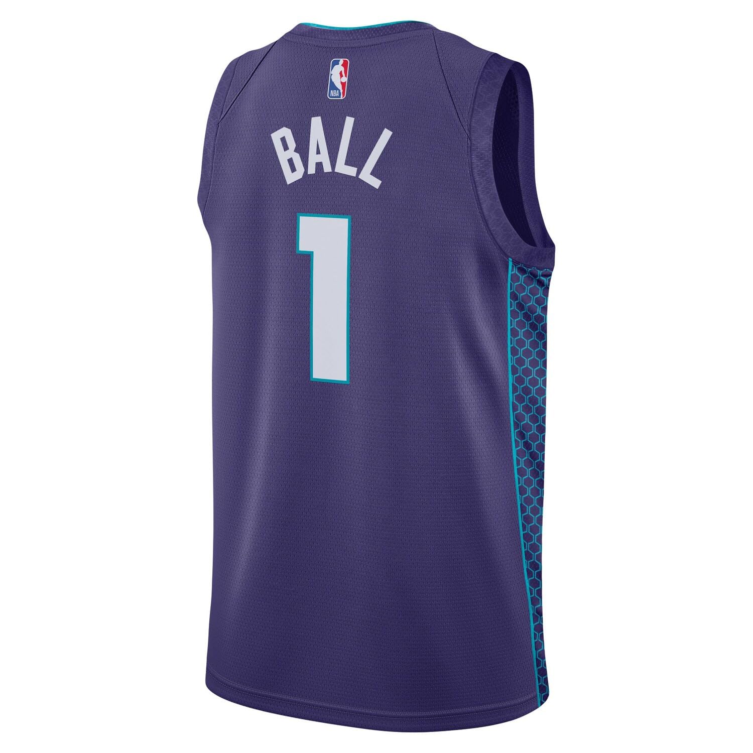 LaMelo Ball - Maglietta da bambino Charlotte Hornets NBA 8-20, colore: viola