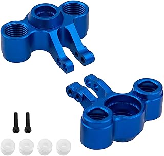 2Pcs Vgoohobby Aluminum Alloy Front Rear Axle Carriers Knuckle Arm #7034 Compatible with 1/16 Traxxas E-Revo 71054 VXL Slash 4WD 70054 Summit 72054 RC Car