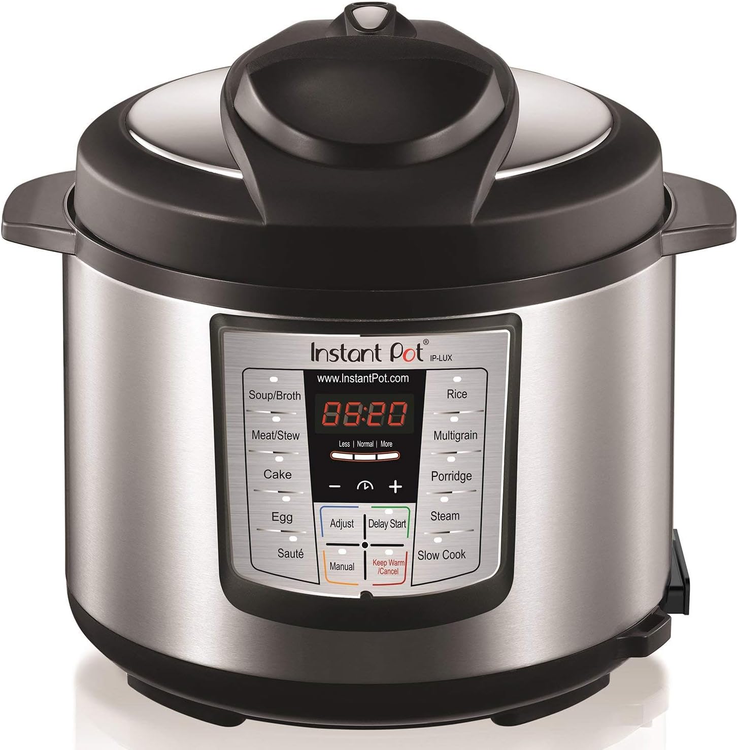 Instant Pot LUX60V3 V3 6 Qt 6-in-1 Multi-Use Programmable Pressure Cooker, Slow Cooker, Rice Cooker, Saut, Steamer, and Warmer (Renewed)