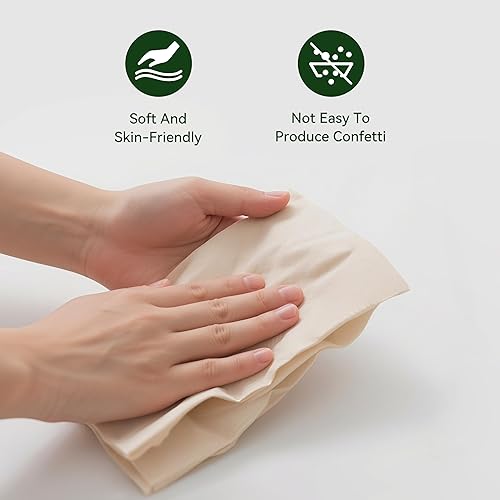 Miniatura 6 de MORGIANA 100 servilletas de papel desechables, servilletas ecológicas biodegradables, servilletas compostables, servilletas de cóctel marrones para