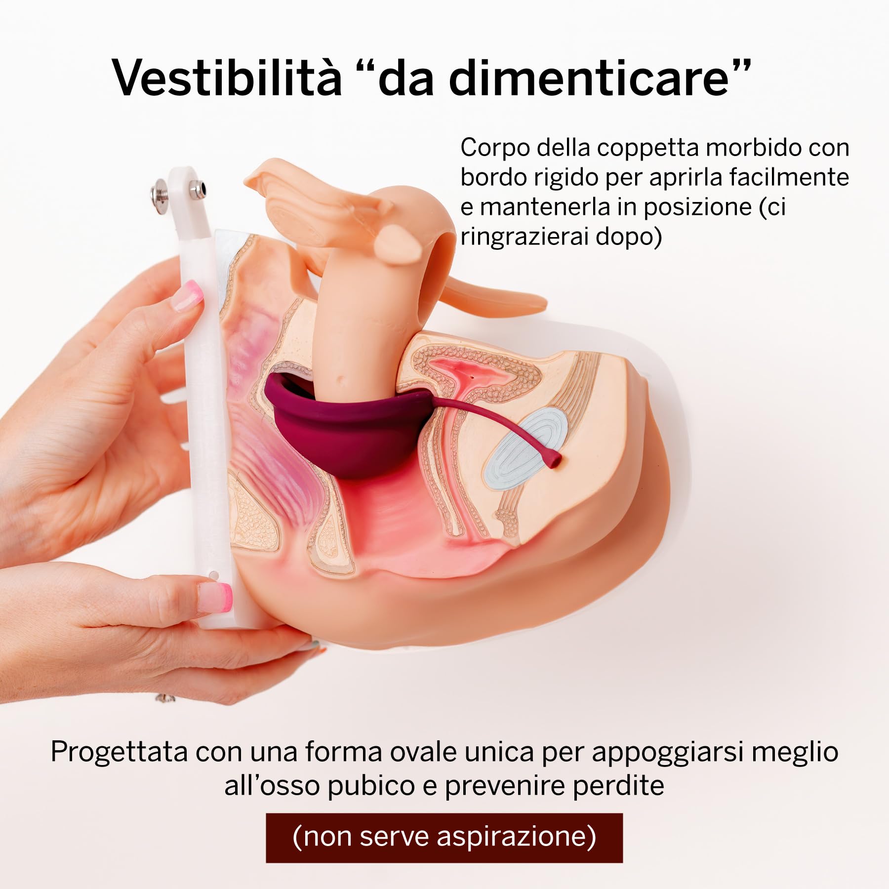 Pixie Cup Disco mestruale morbido – classificato 1 per la maggior parte dei dischi mestruali riutilizzabili – stelo rimovibile – usura per 12 ore – silicone di grado medico – alternativa a tamponi,