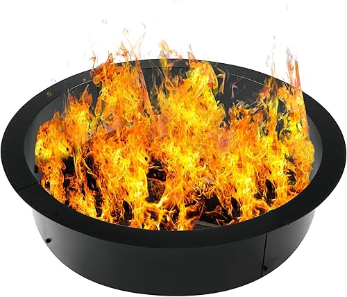 Anillo para hoguera de 36 pulgadas exterior30 pulgadas de diámetro interior, resistente, borde de acero de metal de 0.079 pulgadas, borde de hoguera disponible en Yaxa Colombia